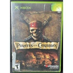 Pirates of the Caribbean (Xbox, 2003) Game, Manual & Case